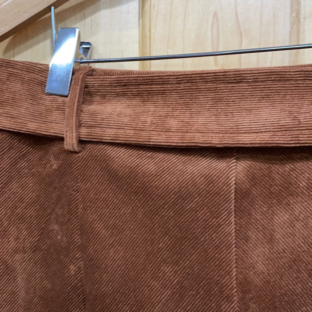 Shein brown corduroy belted skirt size S - Picture 9 of 11